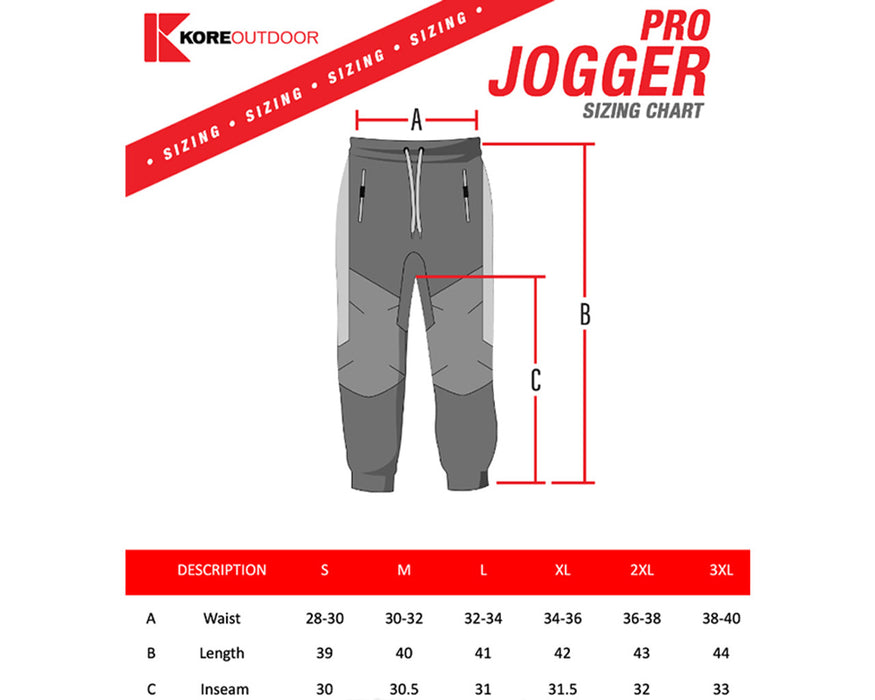 JT Pro Jogger Paintball Pants - Black Grunge Blue