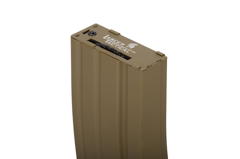 Lancer Tactical 300rd High Capacity Metal M4/AR AEG Magazine- Single