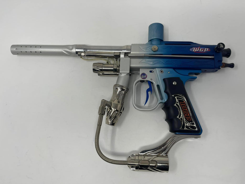 WGP Used Special Edition Mini Black Magic Autococker - Dust Blue to Clear Fade