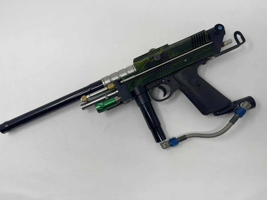 WGP Used Custom Old School Right Feed Autococker - Green/Black