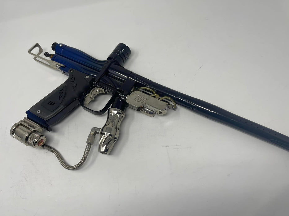 WGP Used Mini E-Orracle Autococker - Gloss Blue to Black Fade