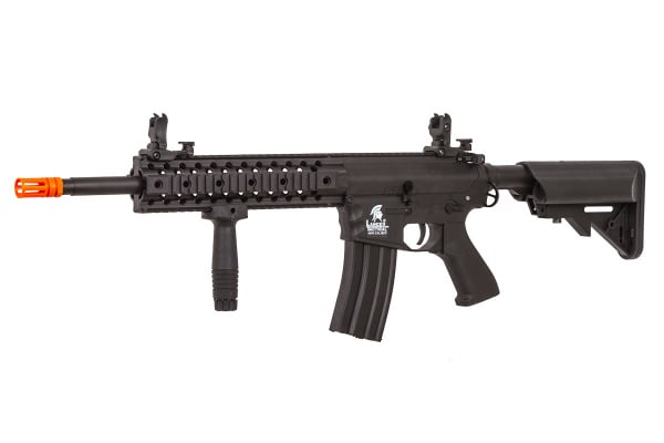Lancer Tactical Gen 2 M4 Evo 10" Quad-Rail Airsoft AEG W/ Crane Stock - Combo 9.6 Battery & Charger