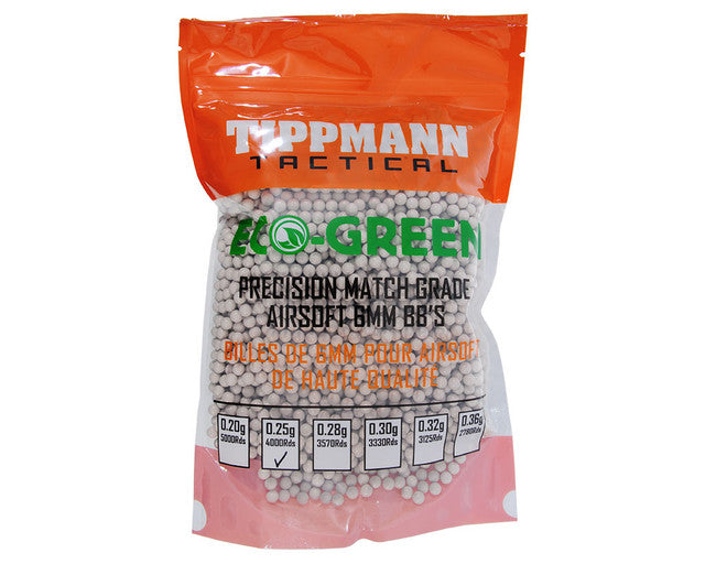 Tippmann Tactical Eco Bio Airsoft BB's - White
