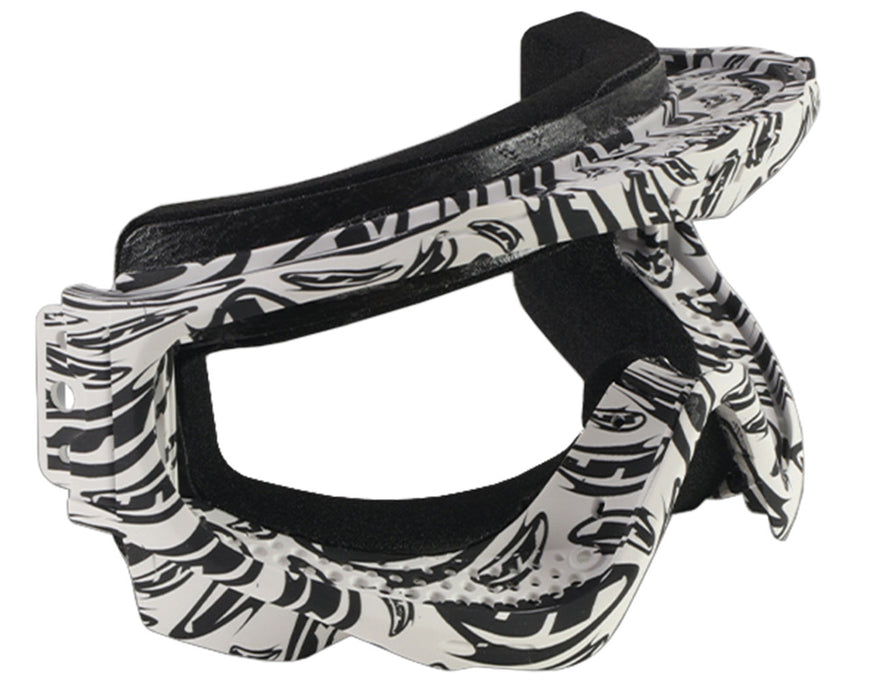 JT Flex 7/Flex 8/ProFlex/Spectra Goggle Mask Frame (No Lens) - LE Banana White/Black Logo