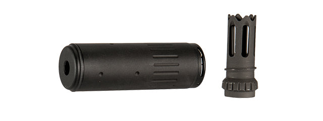 UK Arms ACC Tactical CCW Airsoft Barrel Extension w/ Flash Hider - BLACK