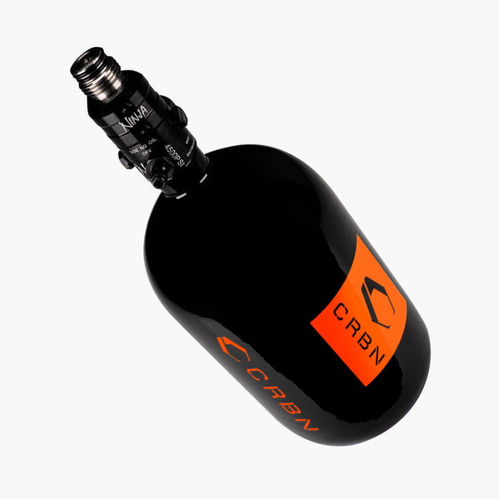 CRBN Carbon Fiber Compressed Air Tank w/ Ninja Pro V3 Regulator - 77/4500 - Black