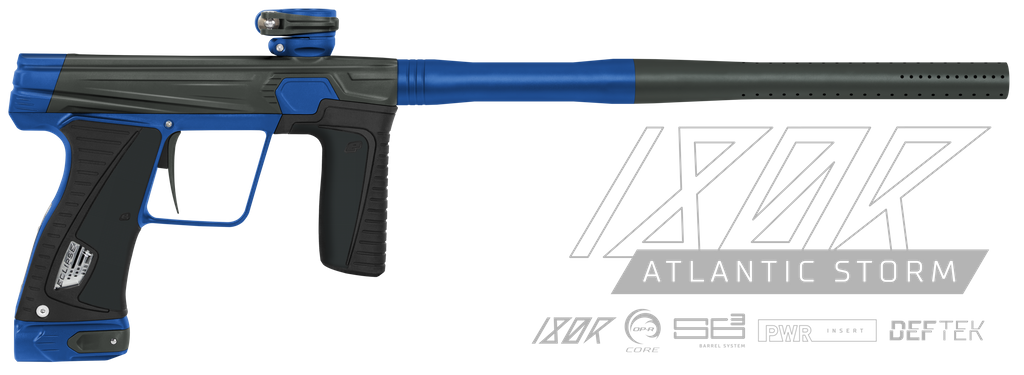 PLANET ECLIPSE GTEK 180R PAINTBALL GUN - ATLANTIC STORM GREY/BLUE