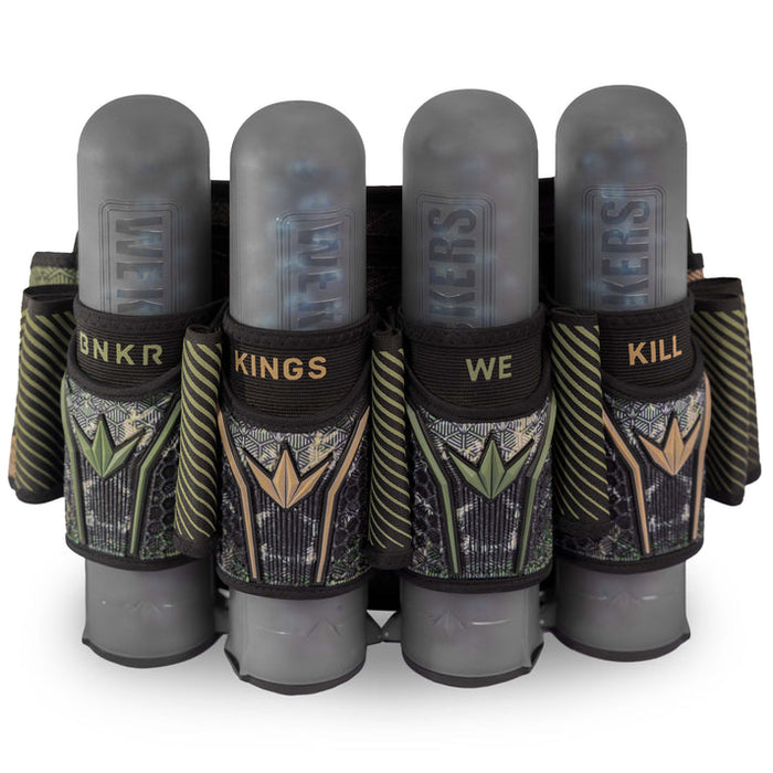 Bunkerkings Fly2 Pack Paintball Harness - 4+7 Jungle Skull