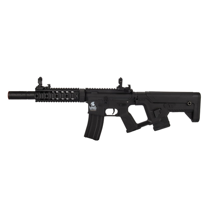 Lancer Tactical Gen2 M4 SD AEG Airsoft Rifle w/ Alpha Stock- Black -Combo 9.6 Battery & Charger Included