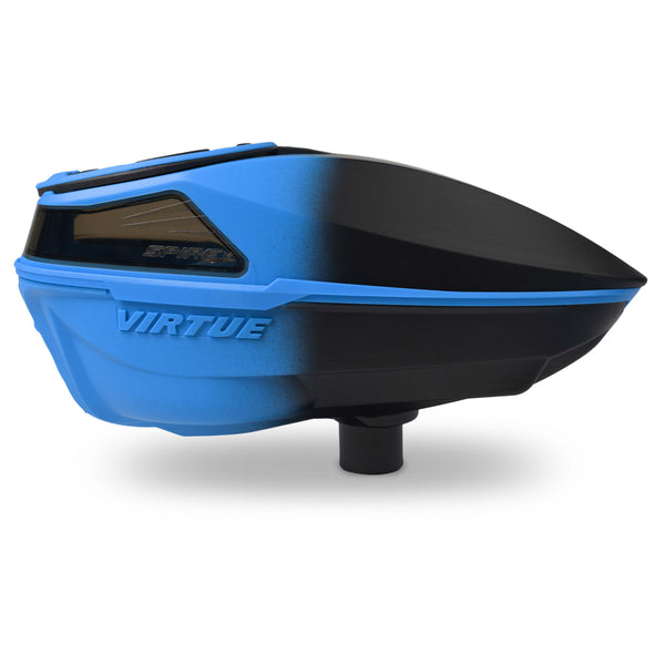 Virtue Spire V Paintball Loader - Cyan Black Fade