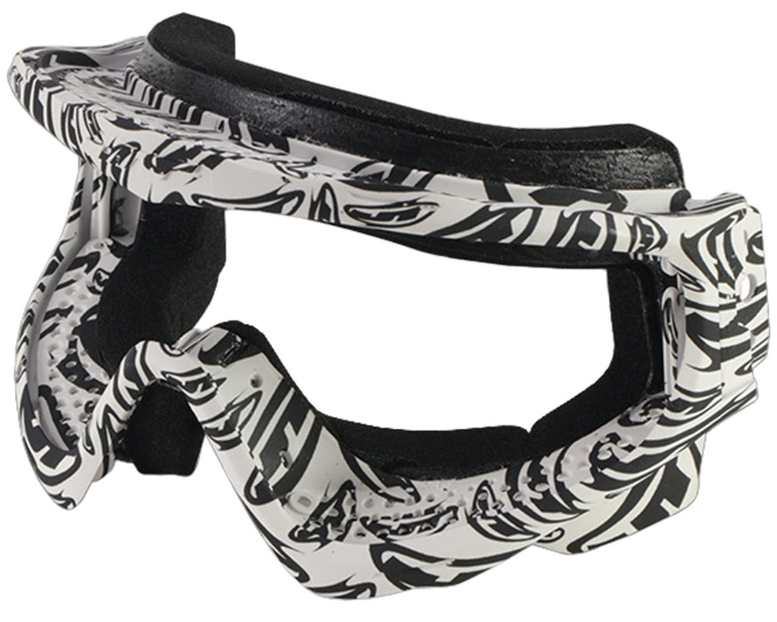 JT Flex 7/Flex 8/ProFlex/Spectra Goggle Mask Frame (No Lens) - LE Banana White/Black Logo