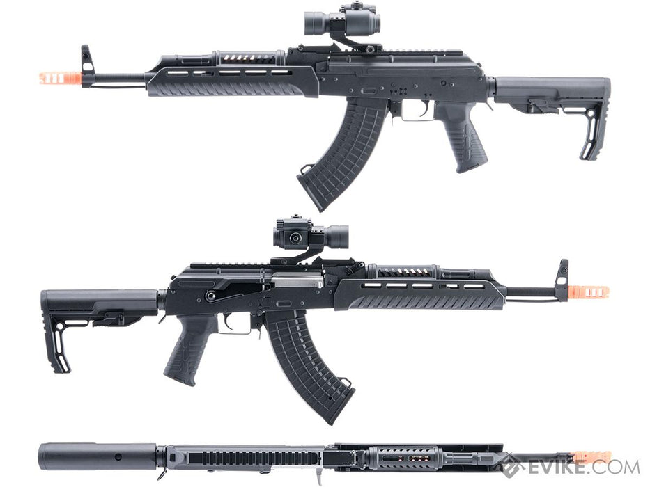 CYMA Tactical AK w/ CQB M4 Stock (Color: Black / CYMA Sport)