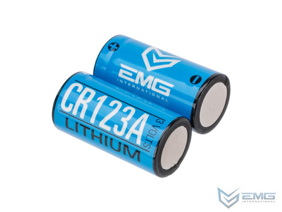 High Performance CR123A 3V Lithium Battery (Quantity: Pack of 2 / EMG)