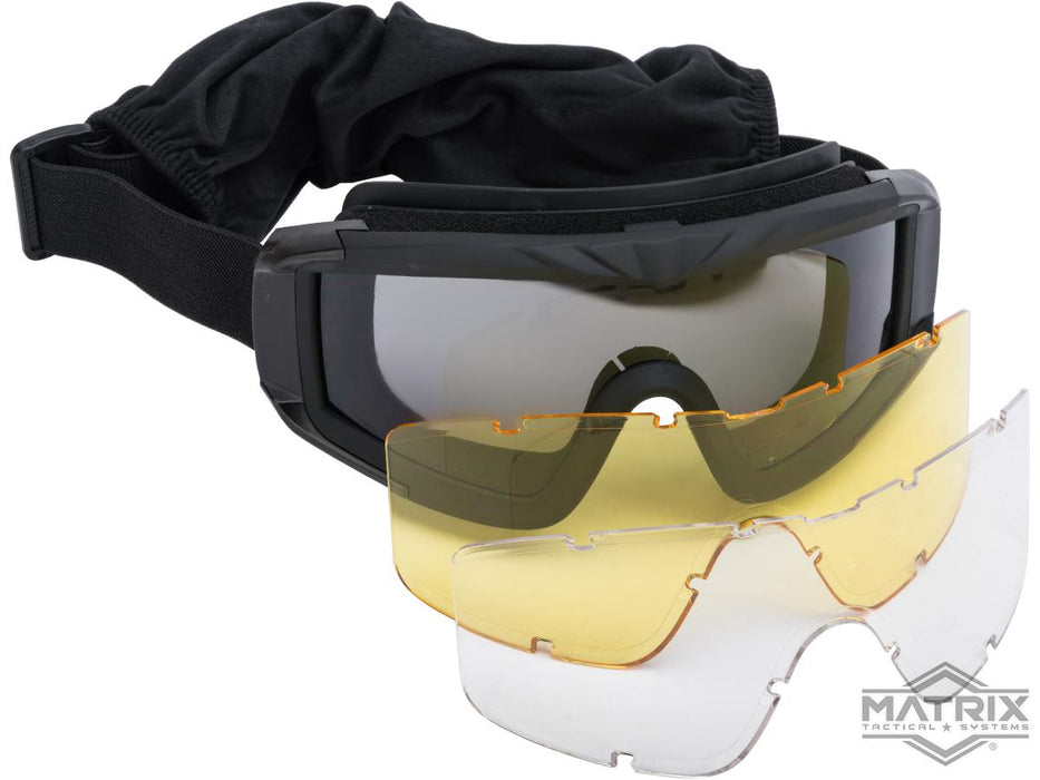 Matrix Tactical Systems ANSI-Rated Ultimate Protective Airsoft Goggles