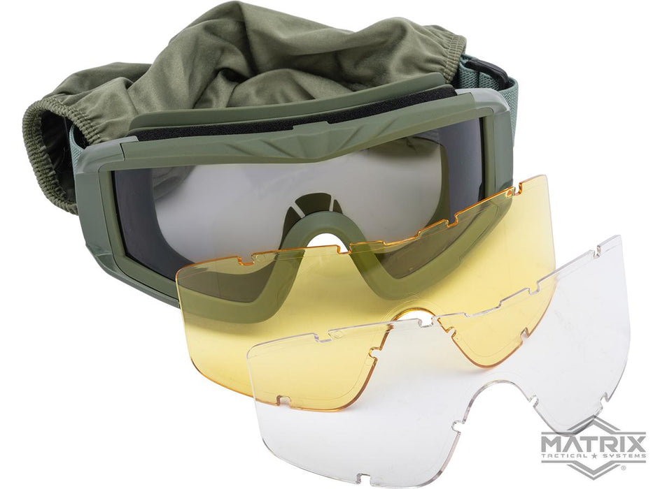 Matrix Tactical Systems ANSI-Rated Ultimate Protective Airsoft Goggles