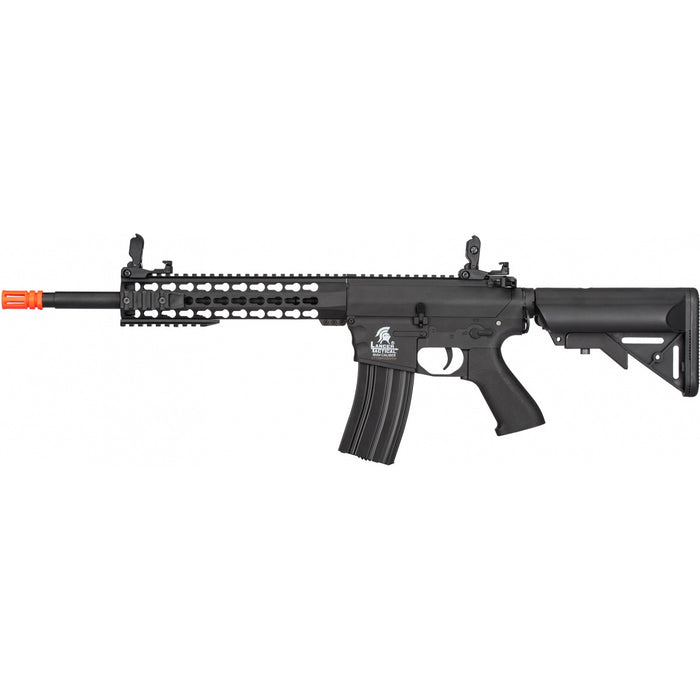 Lancer Tactical Gen2 Evo 10" KeyMod Airsoft AEG w/ Crane Stock-BLACK- Combo 9.6 Battery & Charger