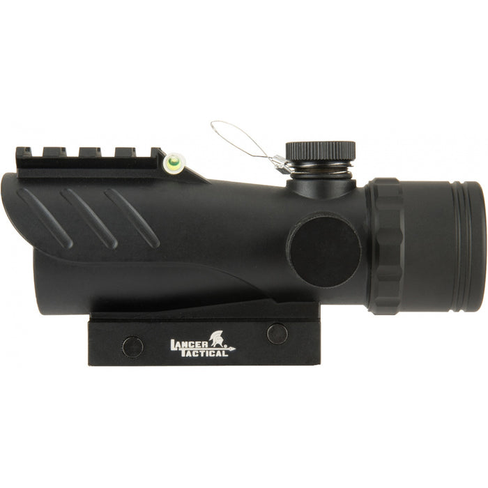 Lancer Tactical Enclosed Red Dot Sight w/ Top Optic Rail (Black)