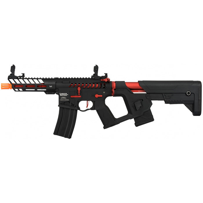 Lancer Tactical M4 Proline Low FPS Enforcer Needle Tail Skeleton M-LOK Airsoft AEG w/ Alpha Stock