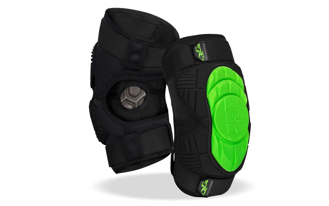 PLANET ECLIPSE OVERLOAD HD CORE KNEE PADS - BLACK/GREEN