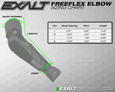 Exalt FreeFlex Elbow Pads - Black