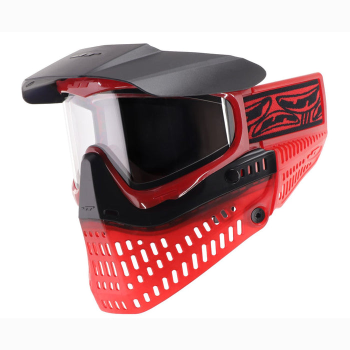JT ProFlex Paintball Mask - Ice Series Red W/ 1 Lens