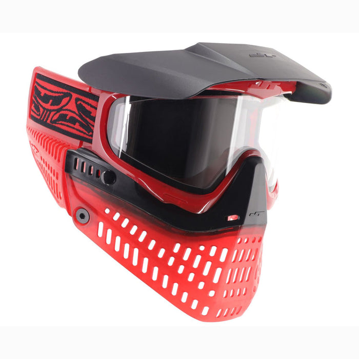 JT ProFlex Paintball Mask - Ice Series Red W/ 1 Lens