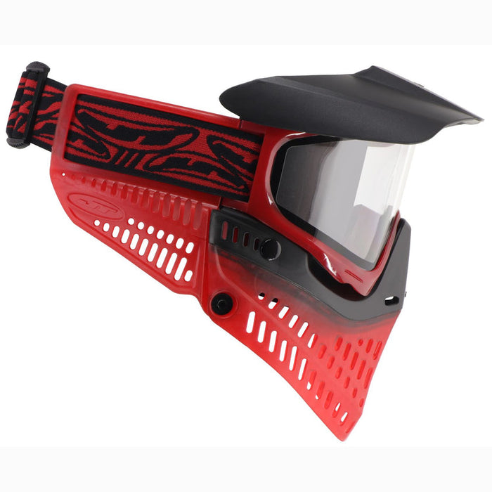 JT ProFlex Paintball Mask - Ice Series Red W/ 1 Lens