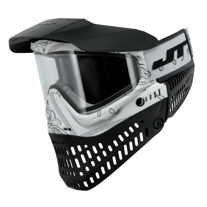 JT Bandana Series Proflex Paintball Mask - White