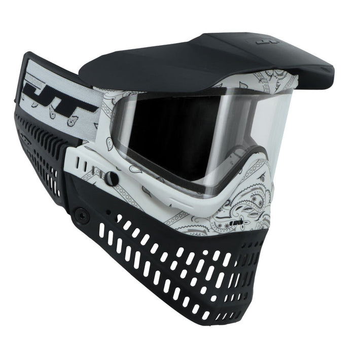 JT Bandana Series Proflex Paintball Mask - White
