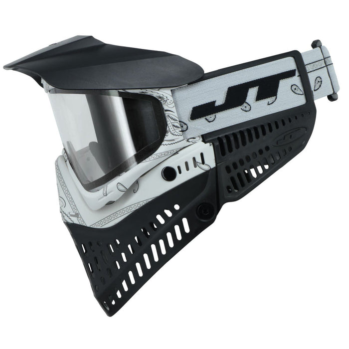 JT Bandana Series Proflex Paintball Mask - White