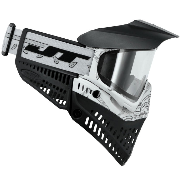 JT Bandana Series Proflex Paintball Mask - White