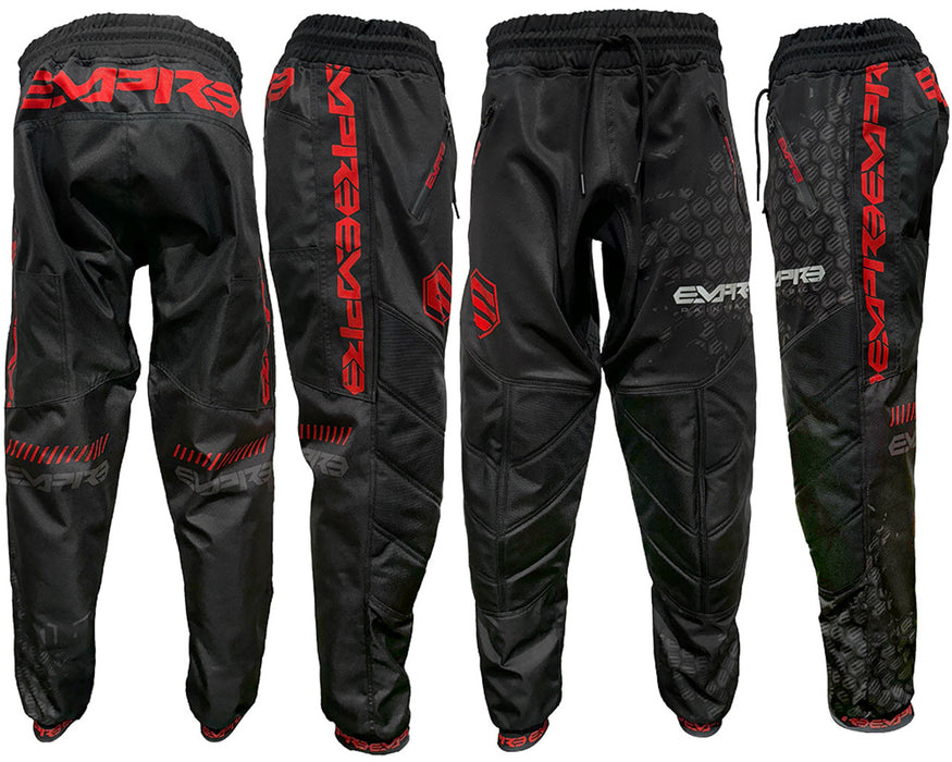 Empire Classic Paintball Pants - Black/Red