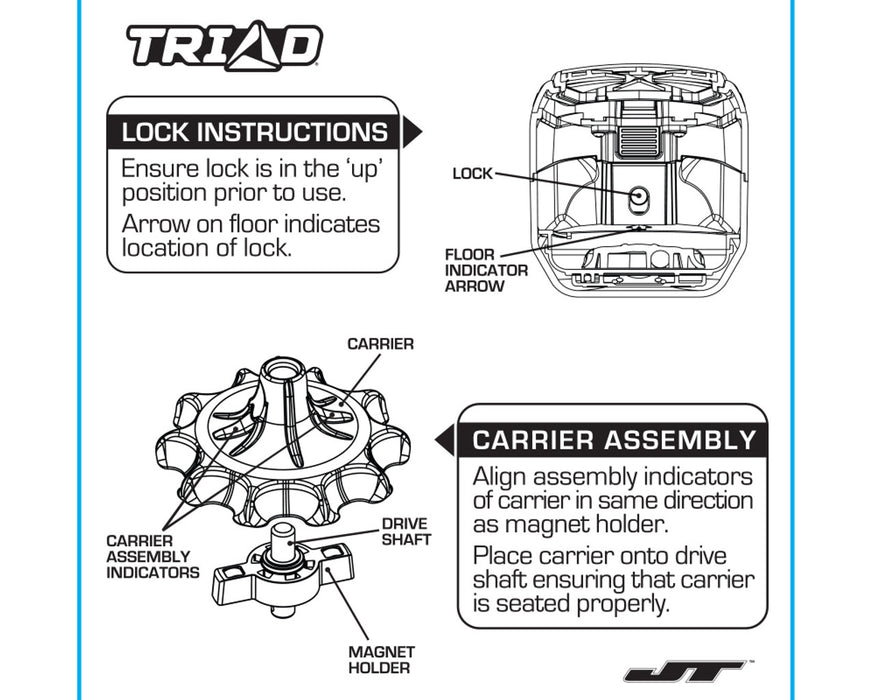 JT Triad Paintball Loader - Black/Black