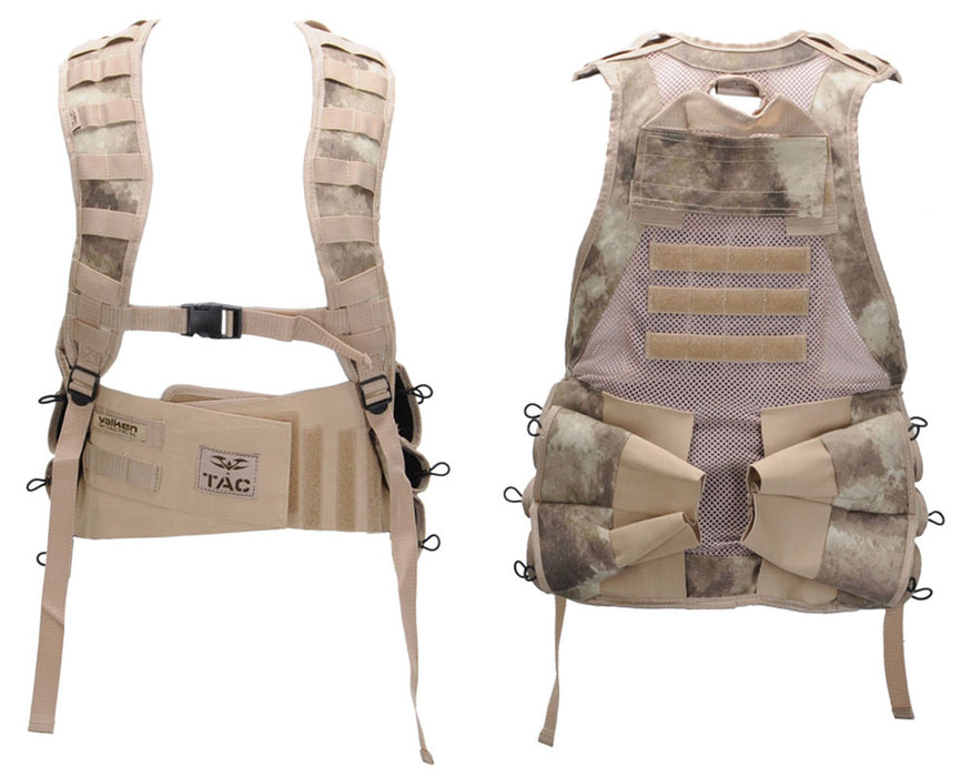 Valken V-Tac Bravo Paintball Vest - ATACS-AU - S/M