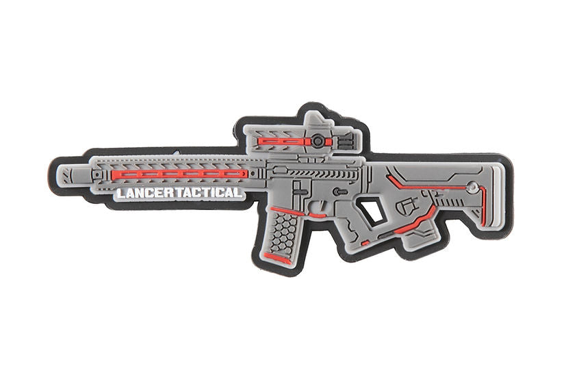Lancer Tactical Gen 3 Hellion M-LOK 7" Airsoft M4 AEG Rifle W/Crane Stock - (Black & Red)