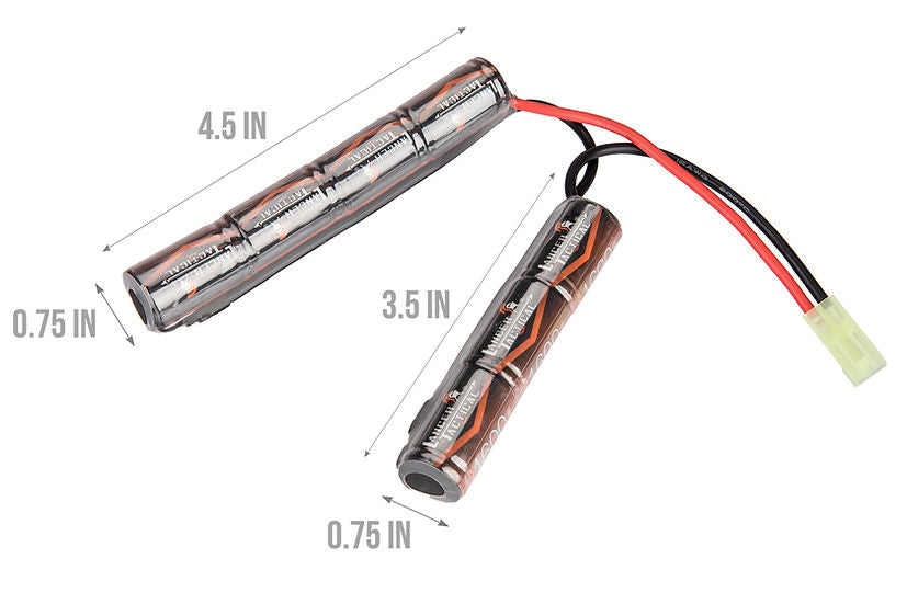 Lancer Tactical 8.4v 1600mAh Nunchuck NiMH Battery