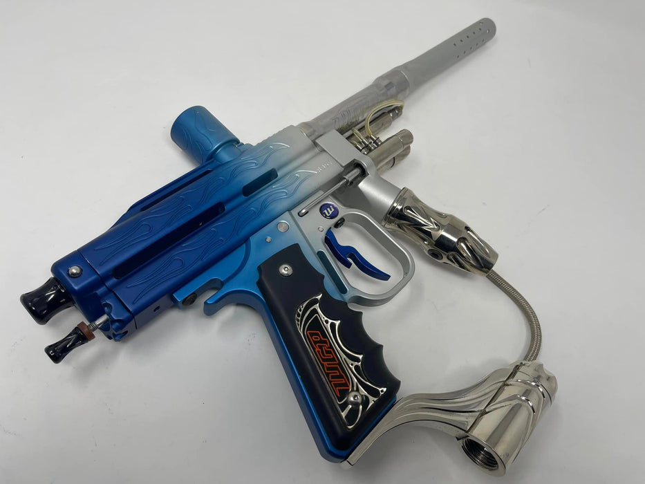 WGP Used Special Edition Mini Black Magic Autococker - Dust Blue to Clear Fade