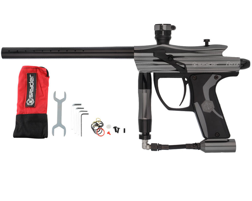 Kingman Spyder Fenix Electronic Paintball Gun - Gloss Gun Metal Grey