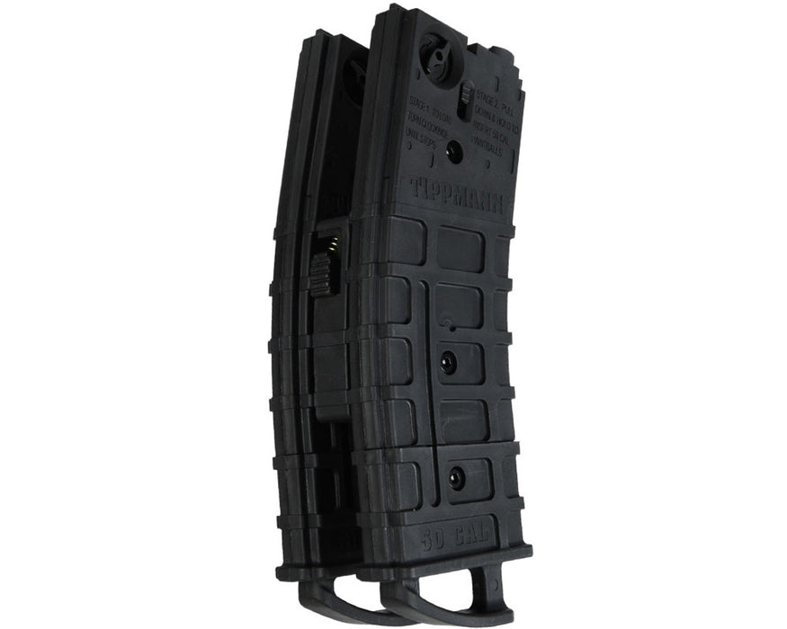 Tippmann TMC .50 Caliber 25 Round Magazine - 2 Pack w/ Coupler - Black (16453)