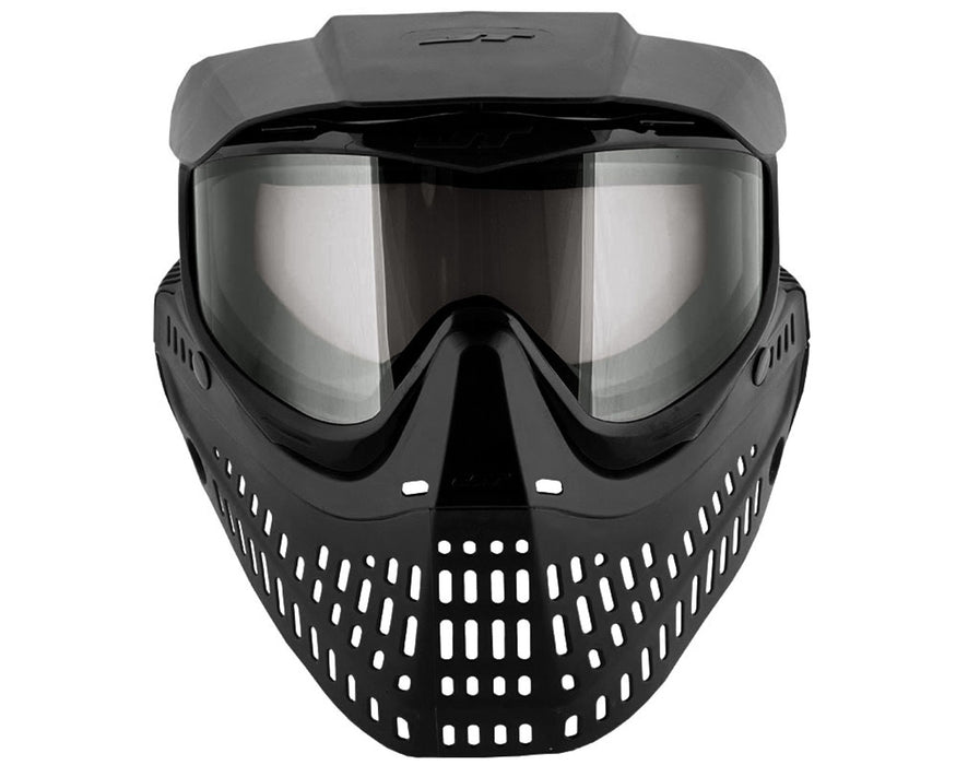 JT ProFlex Paintball Mask - Black/Black W/ Clear Thermal Lens -(23120)