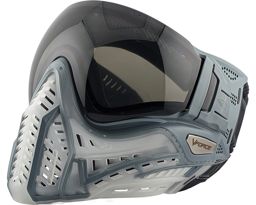 V-Force Profiler 2.0 Paintball Mask - Fighter Series Slider Gray