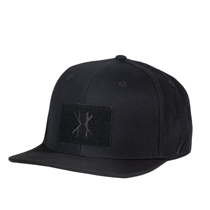 HK Army Assault Snap Back Hat - Black