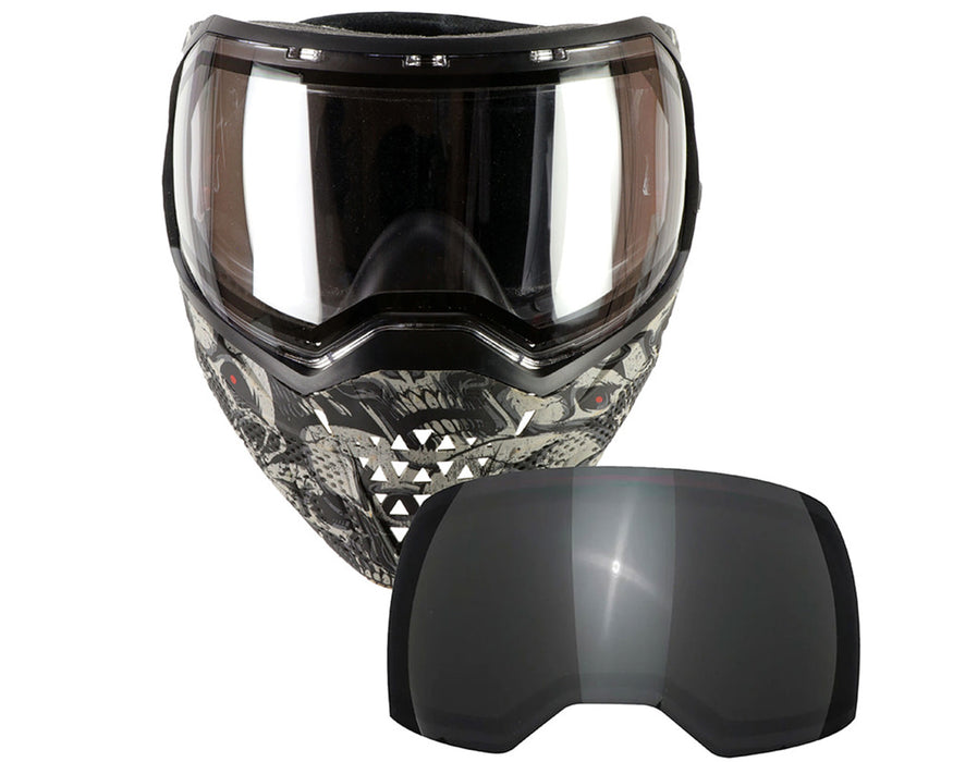 EMPIRE EVS PAINTBALL MASK W/ ADDITIONAL LENS - Tampa Bay Damage Skull Edition (21745)