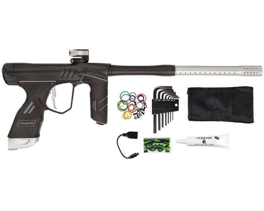 Dye DSR+ Paintball Gun - Silver Night (Dust Black/Dust Silver)