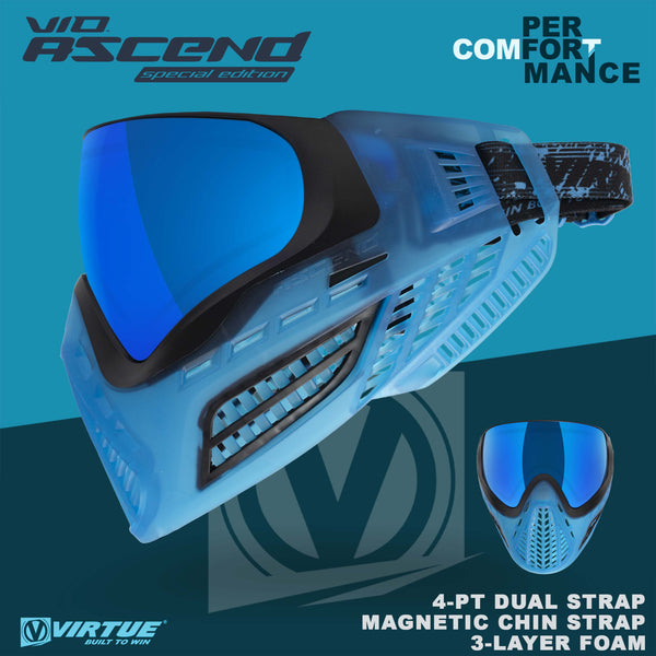 Virtue VIO Ascend Goggle - Black Cyan SE