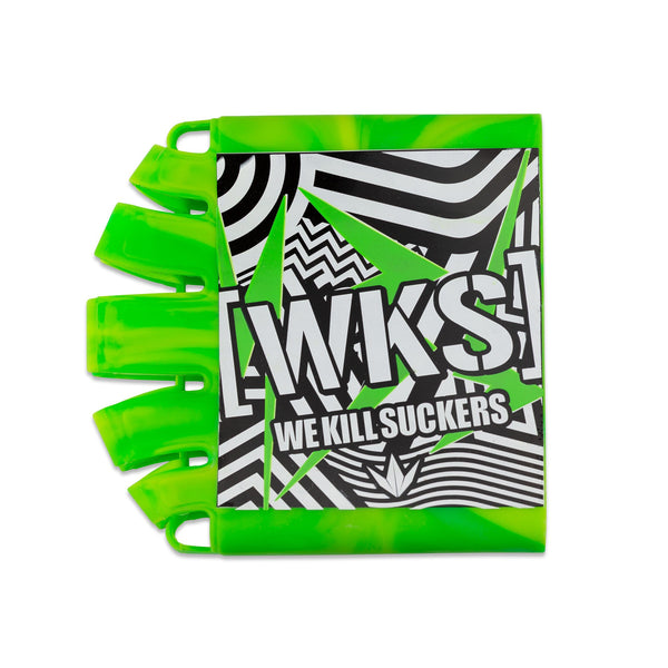 Bunkerkings Knuckle Butt Tank Cover - WKS Shred Lime