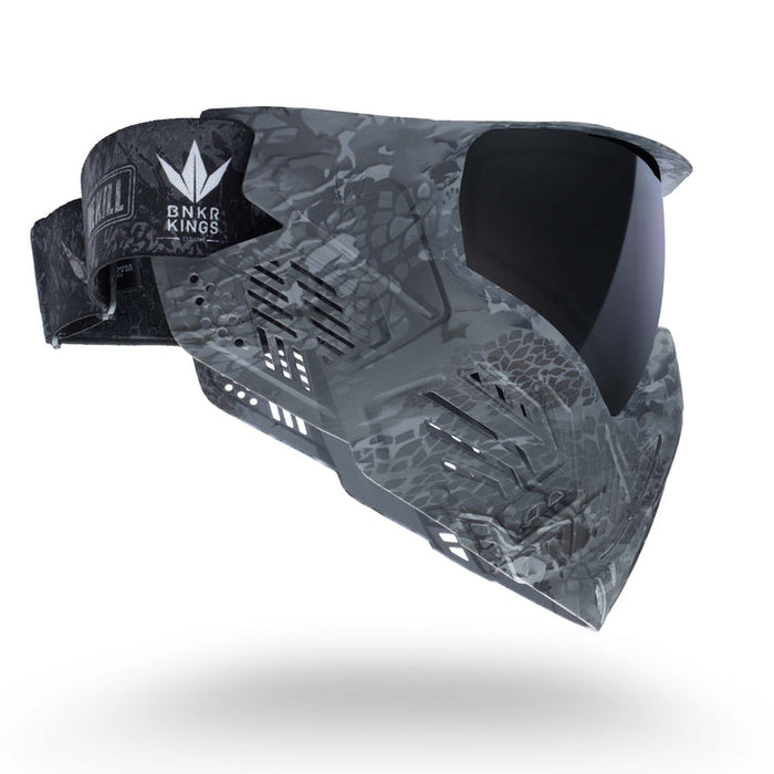 Bunkerkings CMD Paintball Mask - Black Highlander