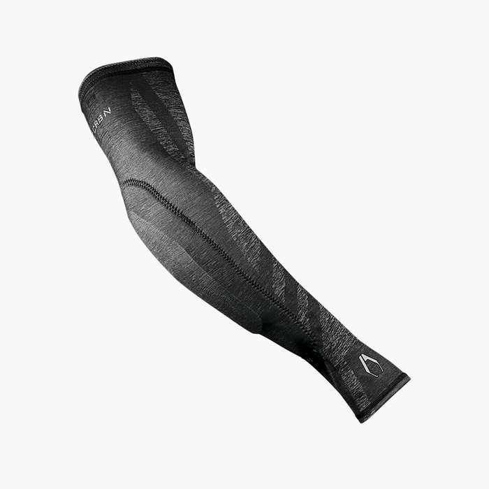 Carbon CRBN SC Paintball Elbow Sleeves - Heather Grey