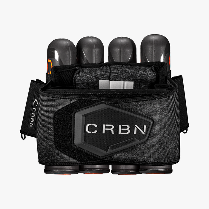 Carbon CRBN 4 Pack CC Paintball Harness - Black Heather