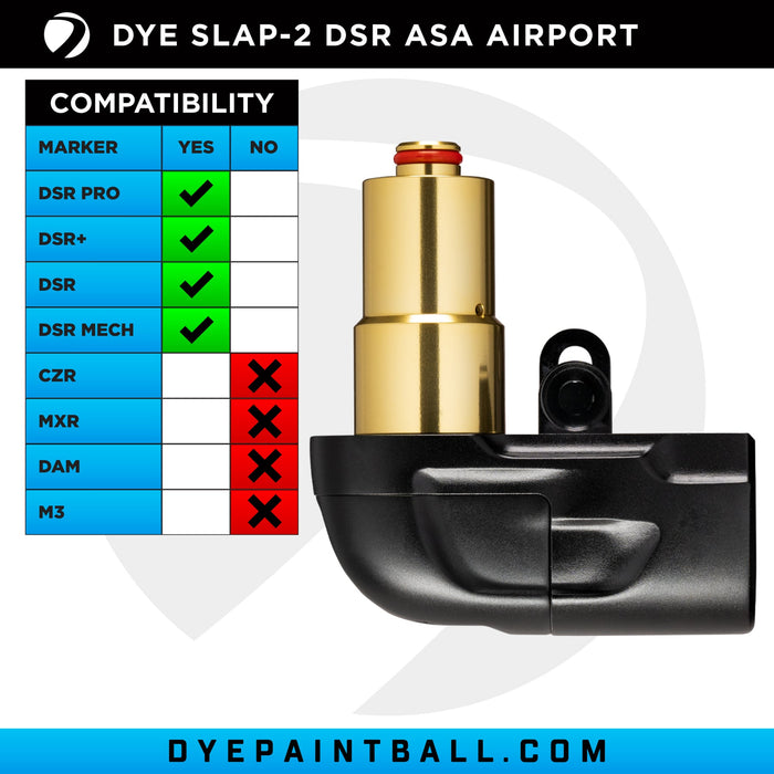 Dye DSR Slap 2 On/Off ASA DSR/DSR+/DSR PRO  - Dust Black